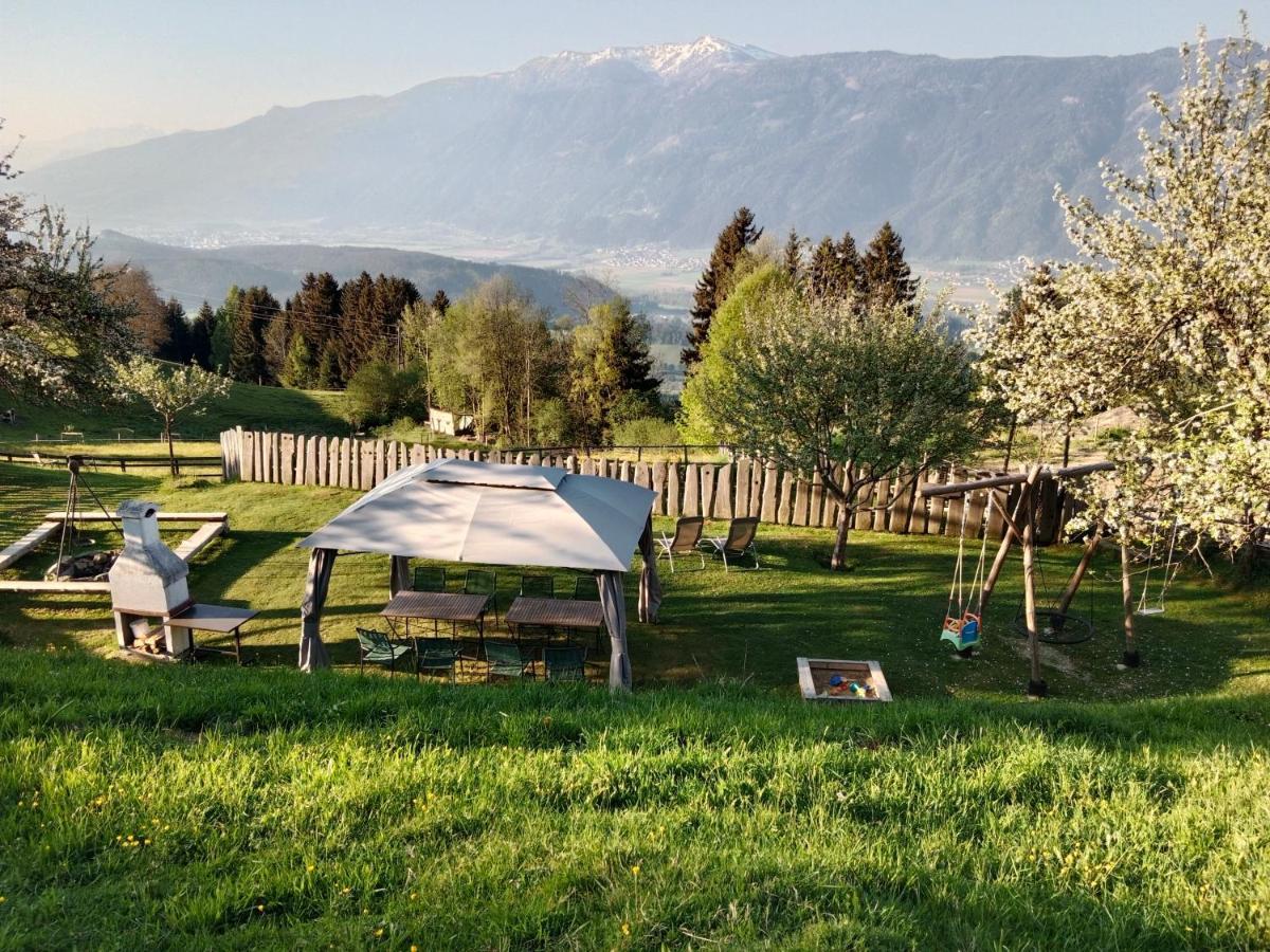 Bergbauernhof Stauder - Hirschbergalpakas Villa Lendorf Bagian luar foto